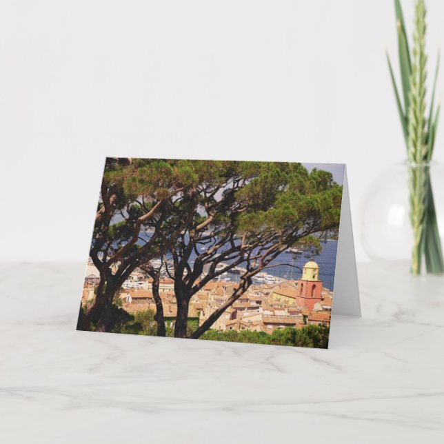 Tarjeta Con vistas a St. Tropez (Anverso)