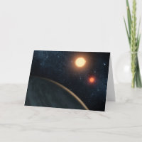 Concepto de artista que ilustra a Kepler-16b.