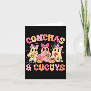 Tarjeta Conchas Lindas Y Fantasma Divertido De Cucuys Hall