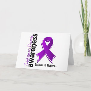 Tarjeta Conciencia 5 de la enfermedad de Alzheimer