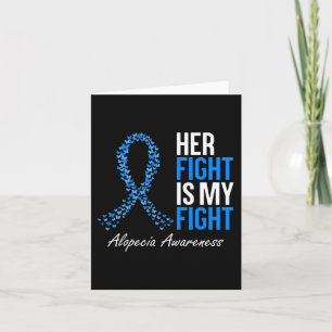 Tarjeta Conciencia de Alopecia Su Lucha Es Mi Lucha Que Ll
