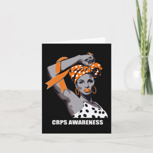 Tarjeta Conciencia de CRPS para afrodescendientes fuertes