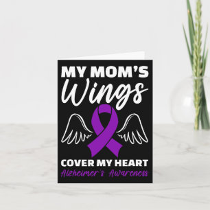 Tarjeta Conciencia de Heimers Las alas de mi mamá cubren m