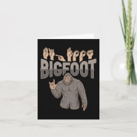 Conciencia de ILY Bigfoot ASL gesto con la mano So