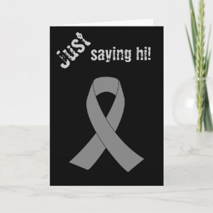 Tarjeta Conciencia de la cinta gris - Zombie, cáncer de ce