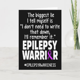 Tarjeta Conciencia de la Epilepsia Escríbelo Guerrero Epil