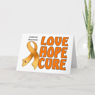 Tarjeta Conciencia de la leucemia