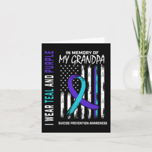 Tarjeta Conciencia de Prevención del Suicidio Abuelo en Me