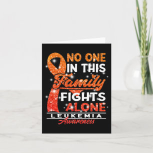 Tarjeta Conciencia De Que Nadie En Esta Familia Lucha Solo