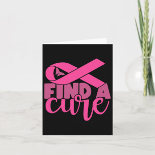Tarjeta Conciencia de una cura para el cáncer de mama