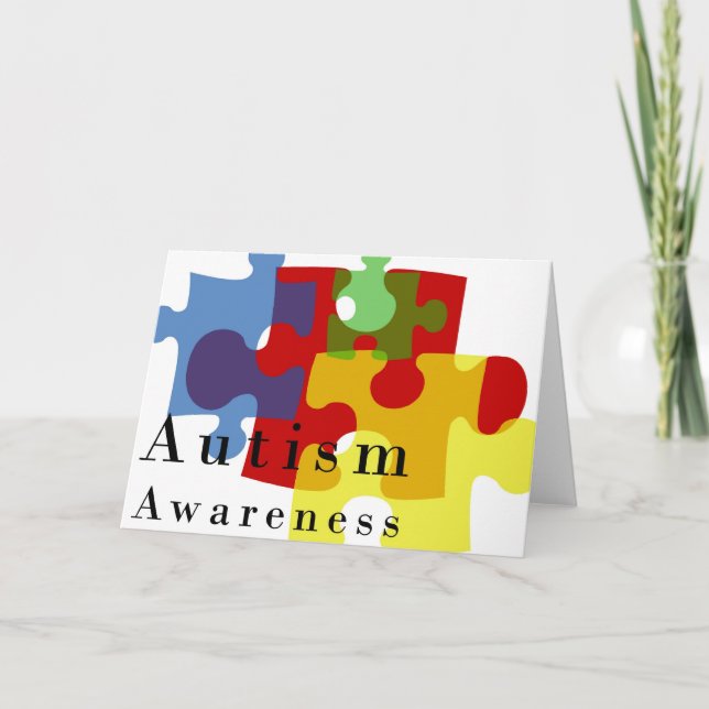 Tarjeta Conciencia del autismo (Anverso)