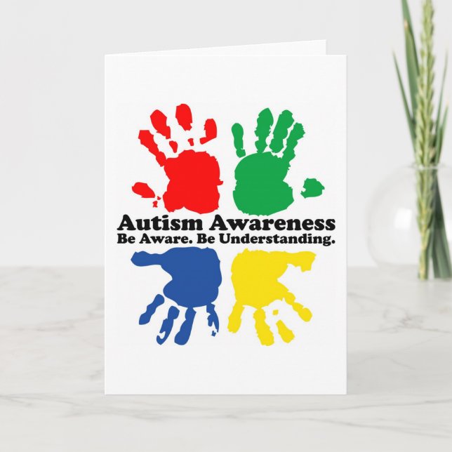Tarjeta Conciencia del autismo (Anverso)