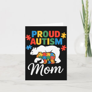 Tarjeta Conciencia del autismo autista 