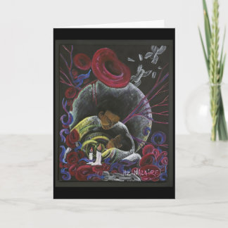 Tarjeta Conciencia del dolor de la célula falciforme