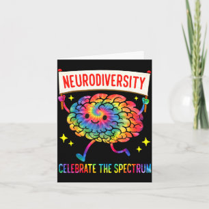 Tarjeta Conciencia del espectro cerebral de la neurodivers