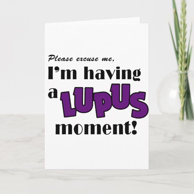 Tarjeta Conciencia del lupus (Anverso)