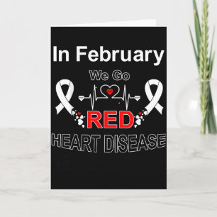 Tarjeta Conciencia del Mes de la Salud Cardíaca en Febrero