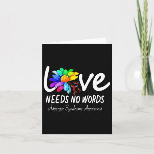 Tarjeta Conciencia del síndrome de Asperger