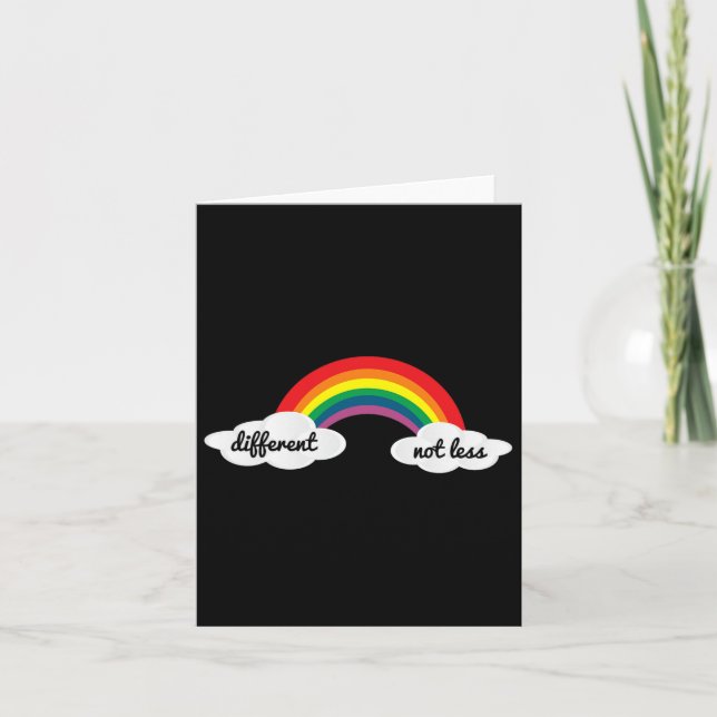 Tarjeta Conciencia diferente no menos autista (Anverso)