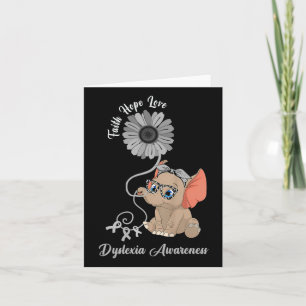 Tarjeta Conciencia Elephant Faith Esperanza Amar el Giraso