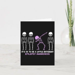 Tarjeta Conciencia Epilepsia Está Bien Ser Un Poco Diferen