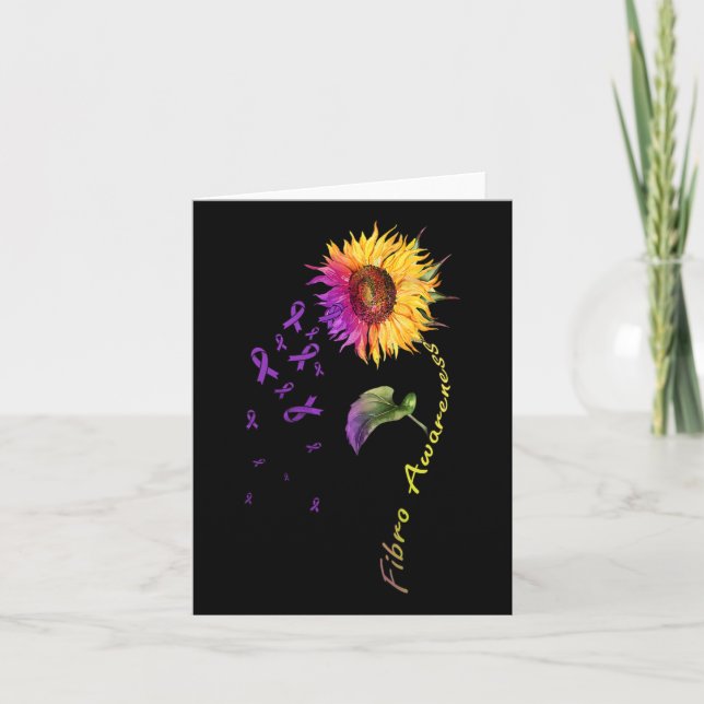 Tarjeta Conciencia Fibro del girasol (Anverso)