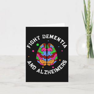 Tarjeta Conciencia Fin Lucha Demencia Heimers