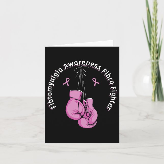 Tarjeta Conciencia Guantes de boxeo Guantes Fibro (Anverso)