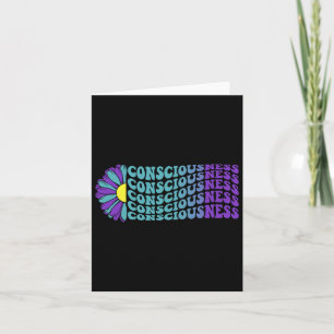 Tarjeta Conciencia Prevención del suicidio Salud Mental Aw