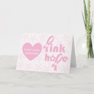 Tarjeta Conciencia rosada del cáncer de pecho de la cinta