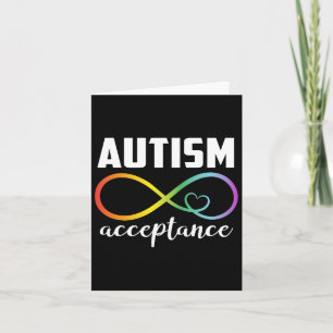 Tarjeta Conciencia sobre autismo aceptación conciencia de