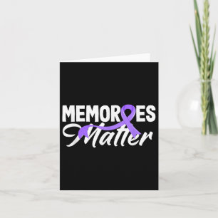 Tarjeta Conciencia sobre demencia y Alzheimer Recuerdos 