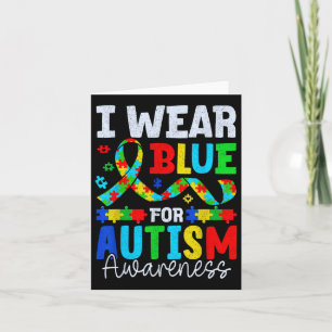 Tarjeta Conciencia sobre el autismo