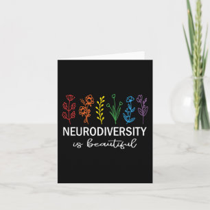 Tarjeta Conciencia sobre el Autismo Aceptación La Neurodiv