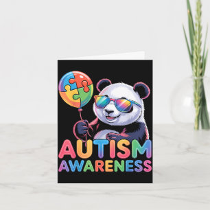 Tarjeta Conciencia sobre el autismo autista 