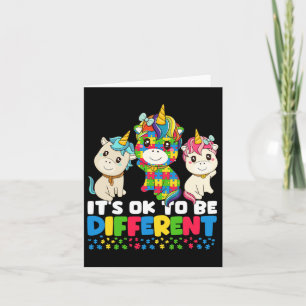 Tarjeta Conciencia sobre el autismo en Unicorn