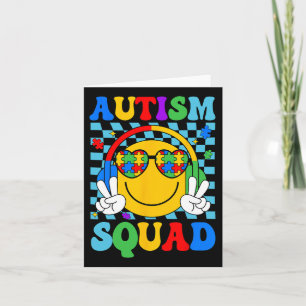 Tarjeta Conciencia sobre el Autismo Equipo de Apoyo Sonris