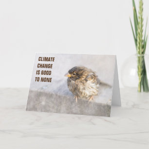 Tarjeta Conciencia sobre el cambio climático