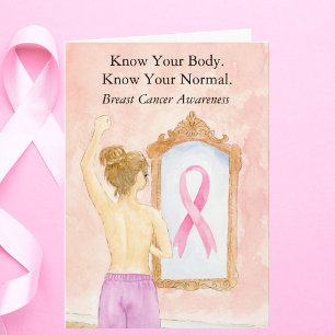 Tarjeta Conciencia sobre el Cáncer de Mama