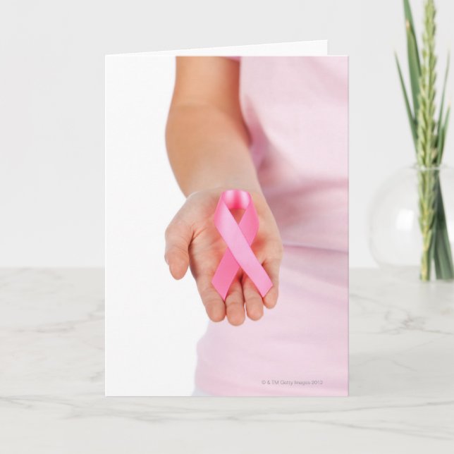 Tarjeta Conciencia sobre el cáncer de mama (Anverso)