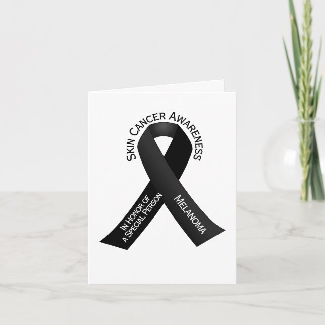 Tarjeta Conciencia sobre el cáncer de piel (Anverso)