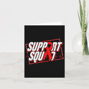 Tarjeta Conciencia sobre el cáncer de sangre - Squad de ap