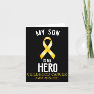 Tarjeta Conciencia sobre el cáncer infantil Mi hijo es mi