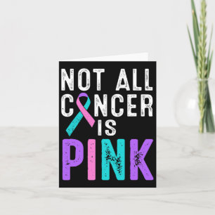 Tarjeta Conciencia sobre el cáncer No todo el cáncer es pe