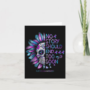 Tarjeta Conciencia sobre el suicidio No hay historia que t