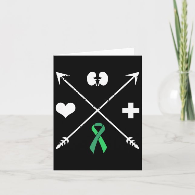 Tarjeta Conciencia sobre el trasplante de órganos Enfermed (Anverso)