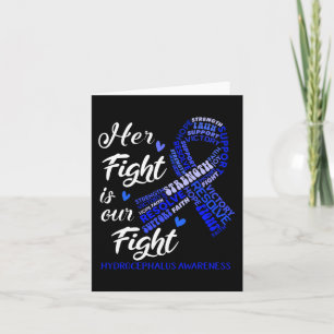 Tarjeta Conciencia sobre hidrocefalia Su Lucha Es Nuestra