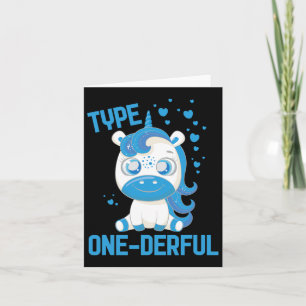 Tarjeta Conciencia sobre la diabetes tipo 1 - T1d diabétic