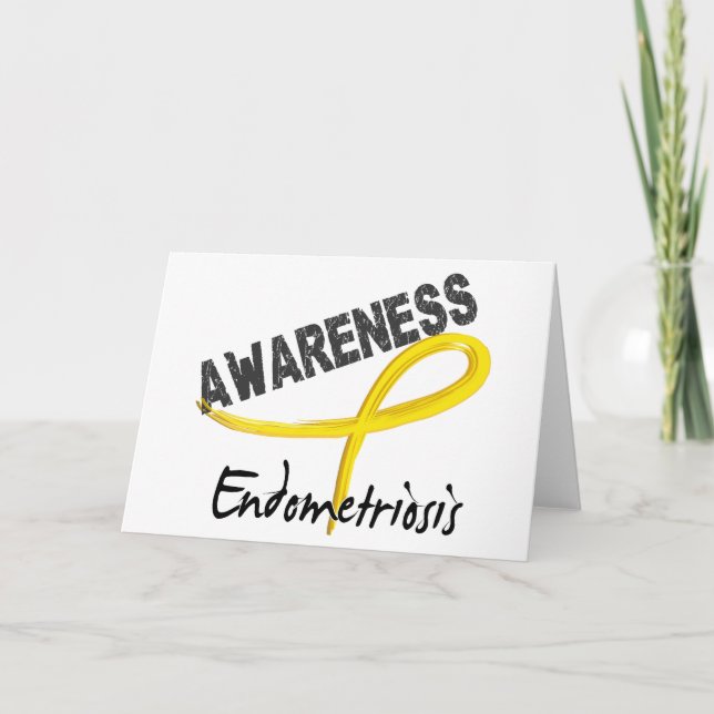 Tarjeta Conciencia sobre la endometriosis 3 (Anverso)