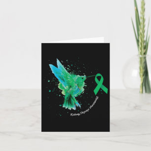 Tarjeta Conciencia sobre la enfermedad renal Hummingbird G